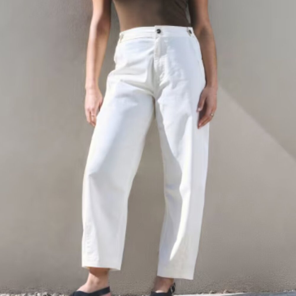 Everlane Fatigue Barrel Pant - Bone NWT